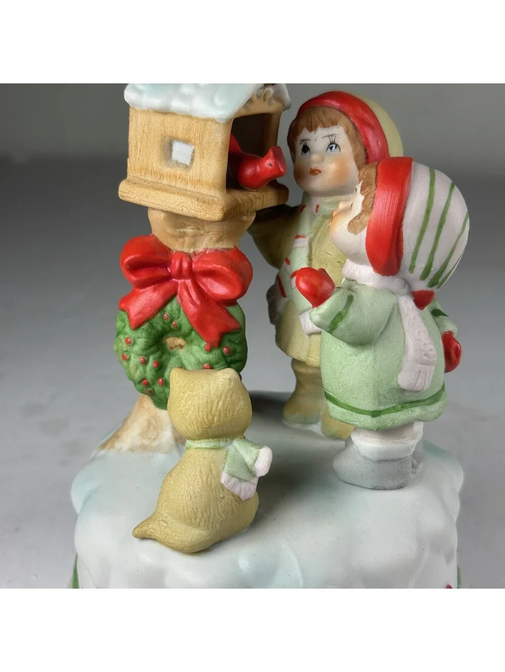 Vintage Christmas Around the World Musical Figurine Children & Friends S-12